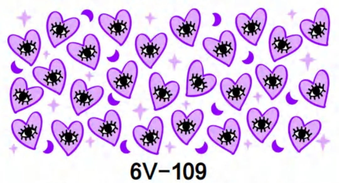 6V – 109 evil eye purple