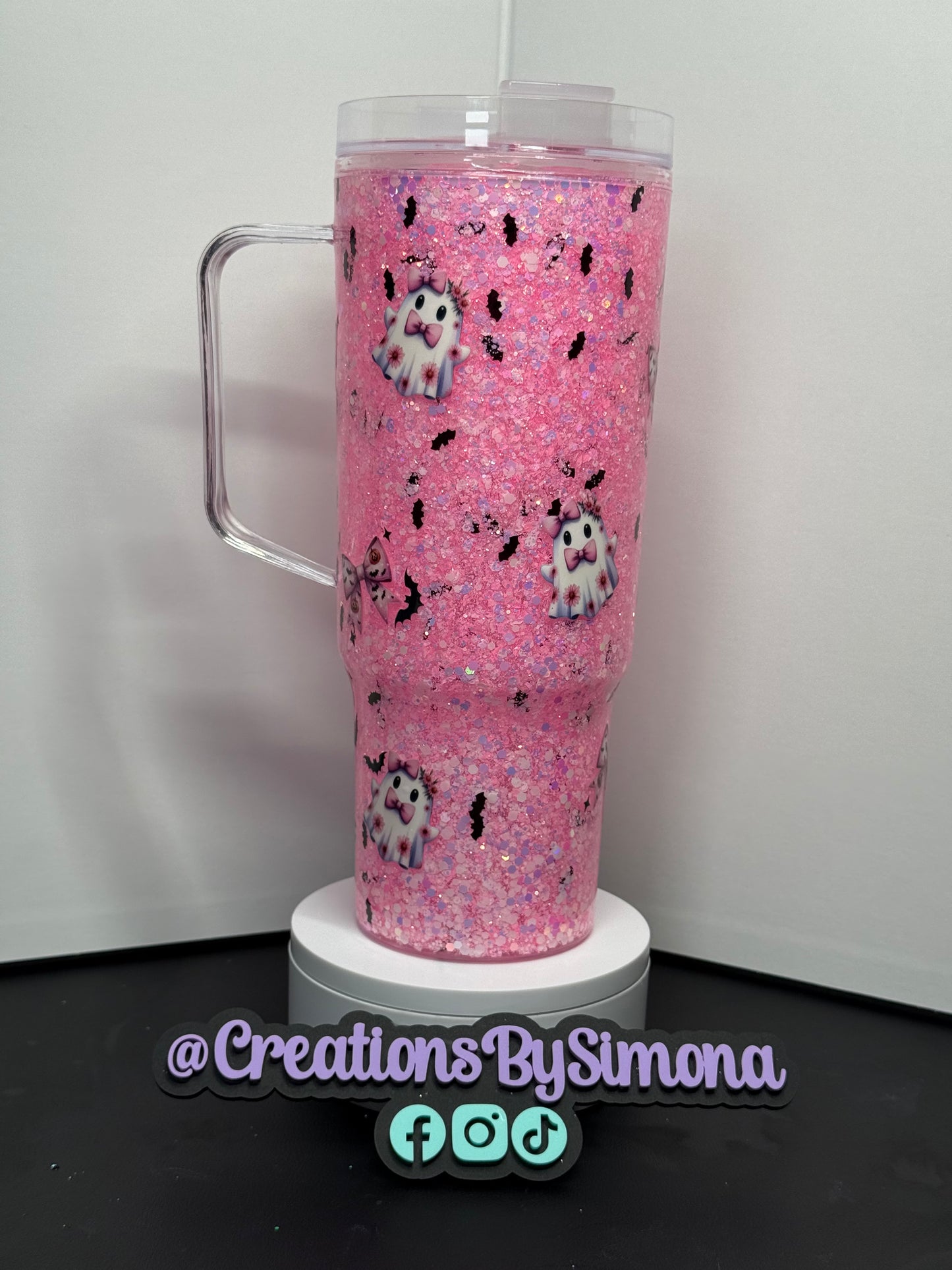 Pink ghost cup