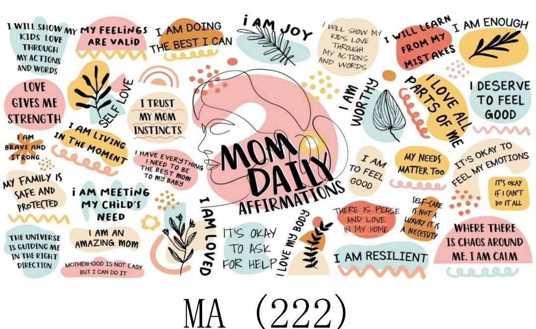 MA 222 mom daily affirmations