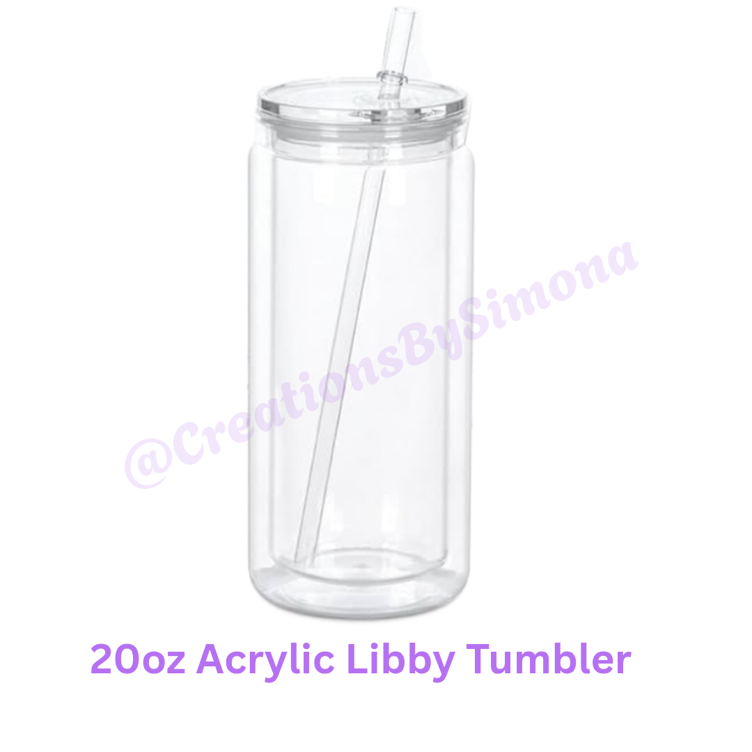 20oz Acrylic Libby Cups
