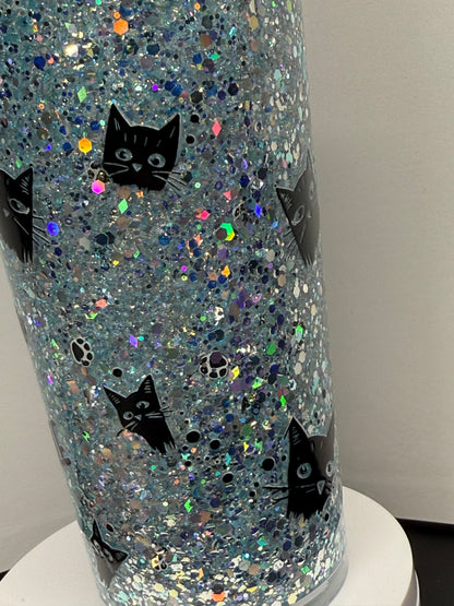 24oz Acrylic Tumbler “I like cats and maybe 3 people”