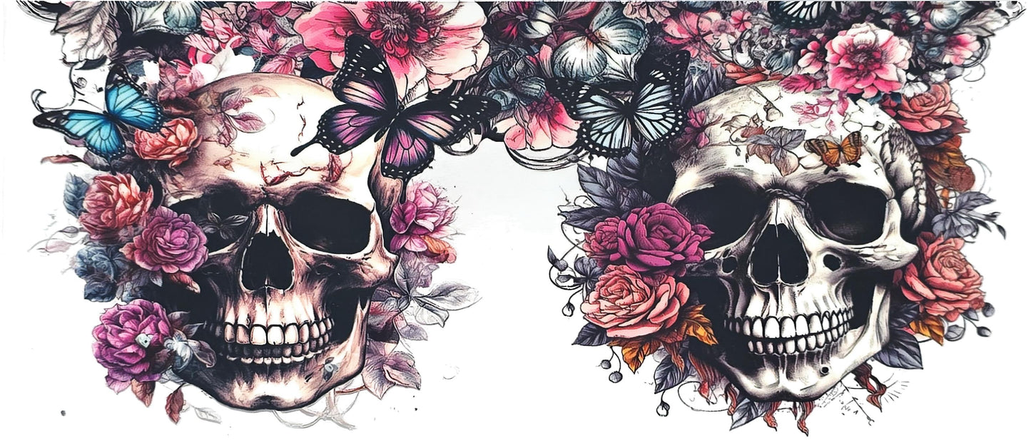 Skulls Floral