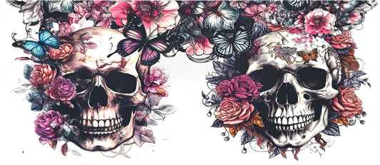 Skulls Floral