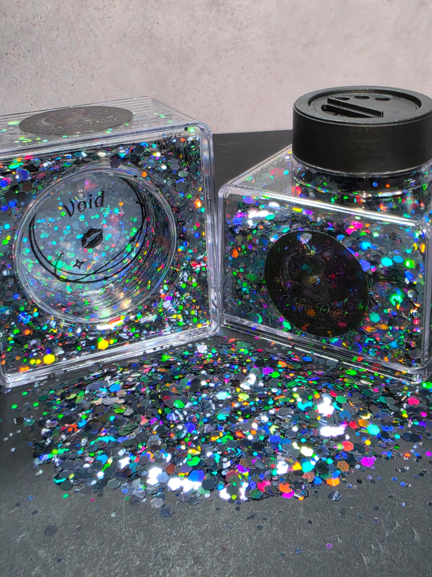 Glitter VOID (Charcoal holographic)