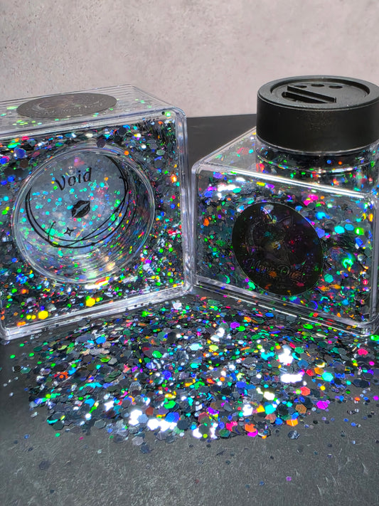Glitter VOID (Charcoal holographic)