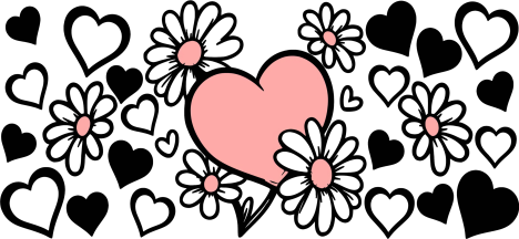 Hearts Flowers V 69