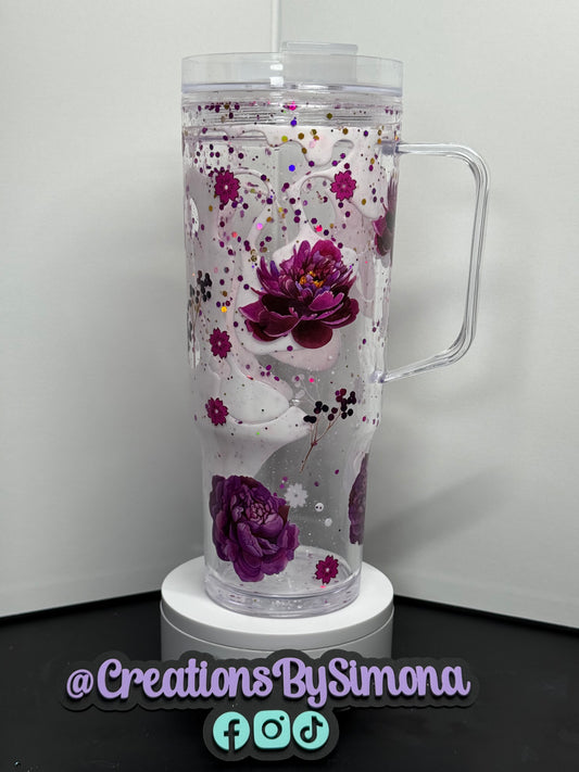 Peony White Lava Cup