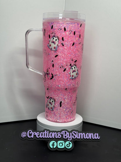 Pink ghost cup