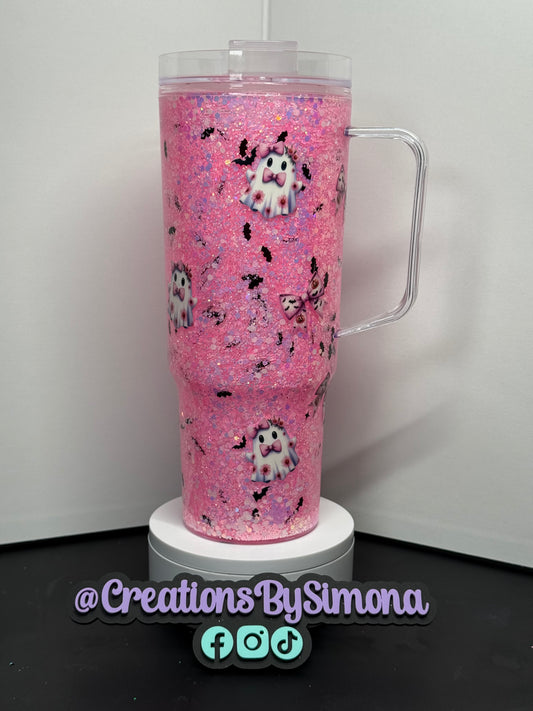 Pink ghost cup