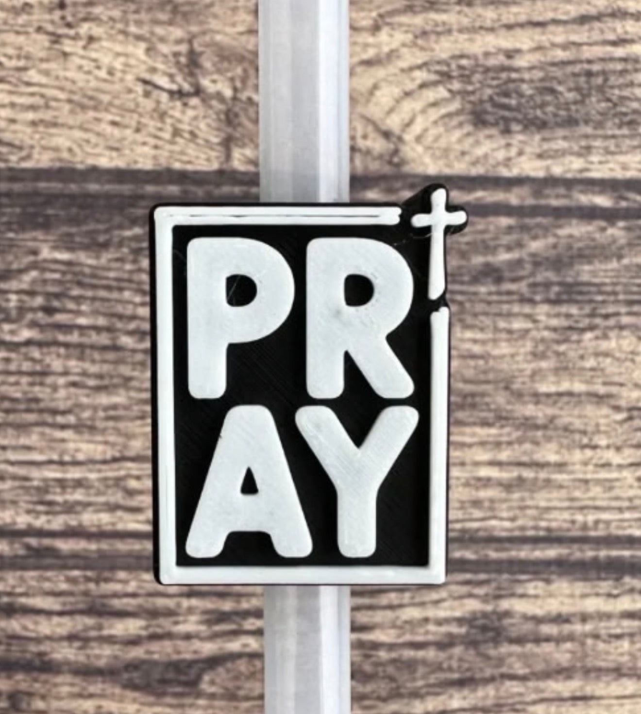 Pray Straw Topper