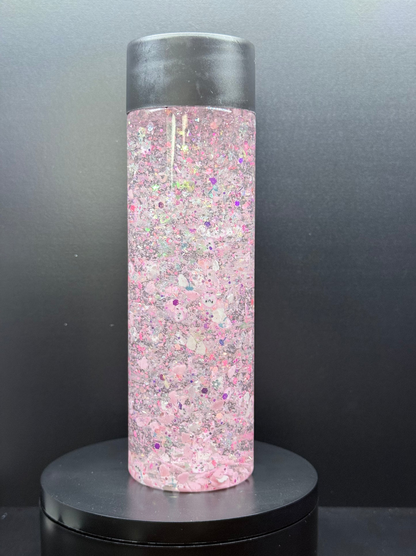 Sensory bottle clouds glitter