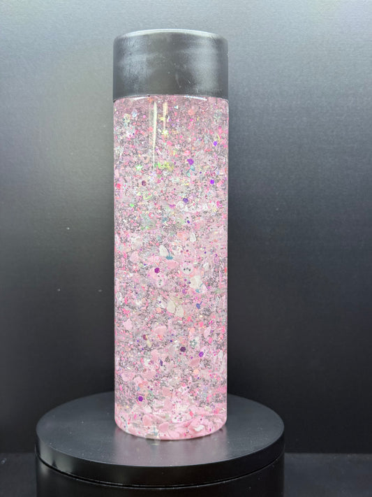 Sensory bottle clouds glitter