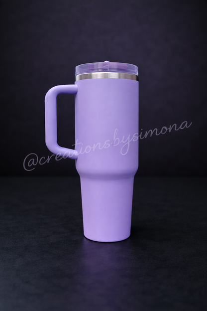 40oz STAINLESS STEEL Tumbler with handle