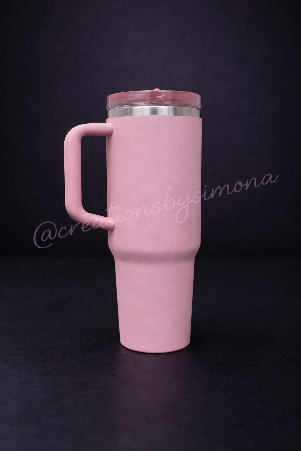 40oz STAINLESS STEEL Tumbler with handle