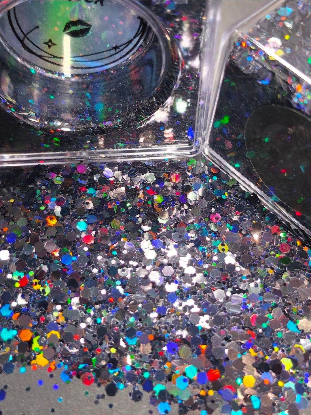 Glitter HEX (Black holographic)