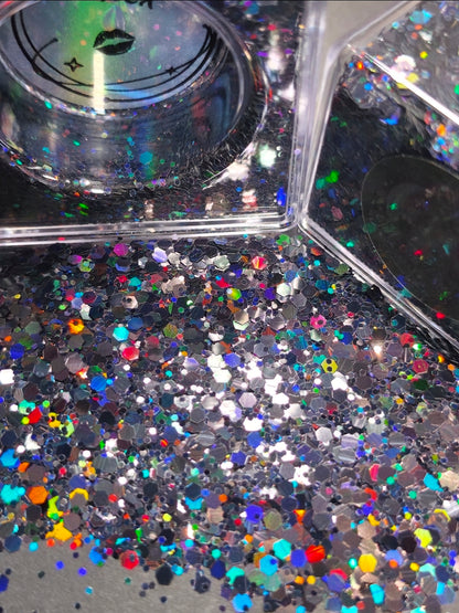 Glitter HEX (Black holographic)