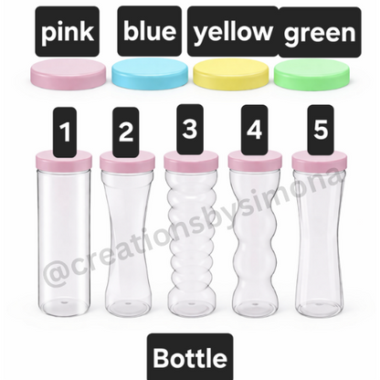 CUSTOM ORDER HERE ~ Shimmer Swirl Sensory Bottle