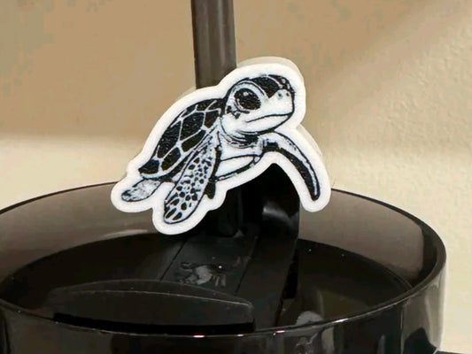 Turtle Straw Topper