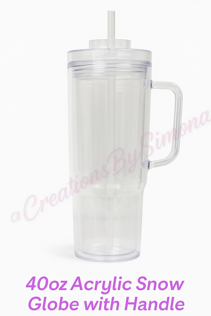 40oz Tumbler with handle