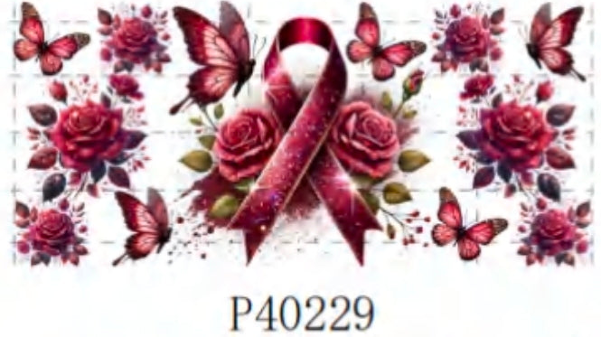 P40229 Ribbon burgundy
