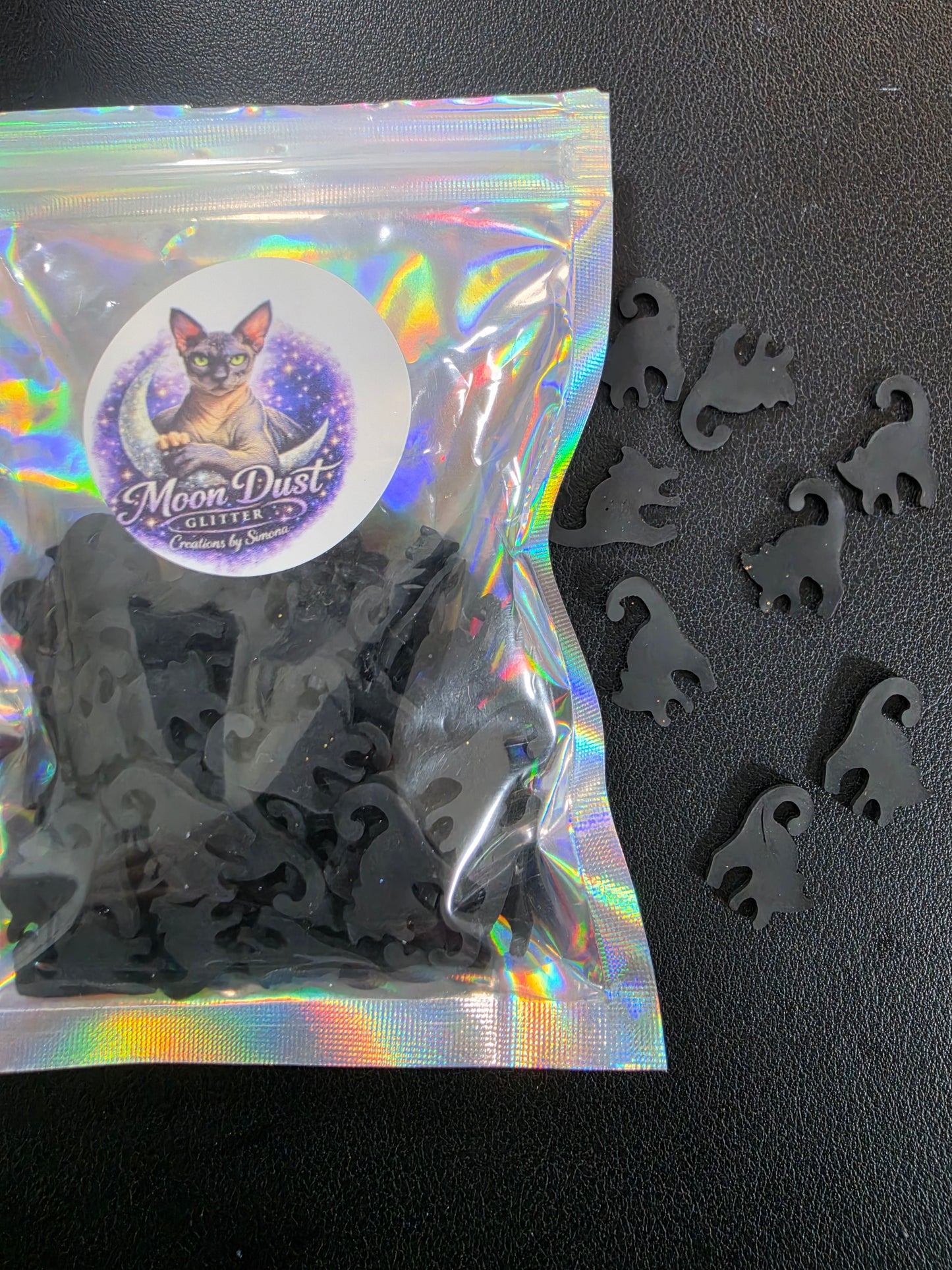 Clay Shapes BLACK CATS