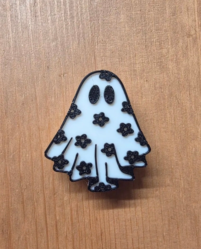 Ghost Flower Straw Topper