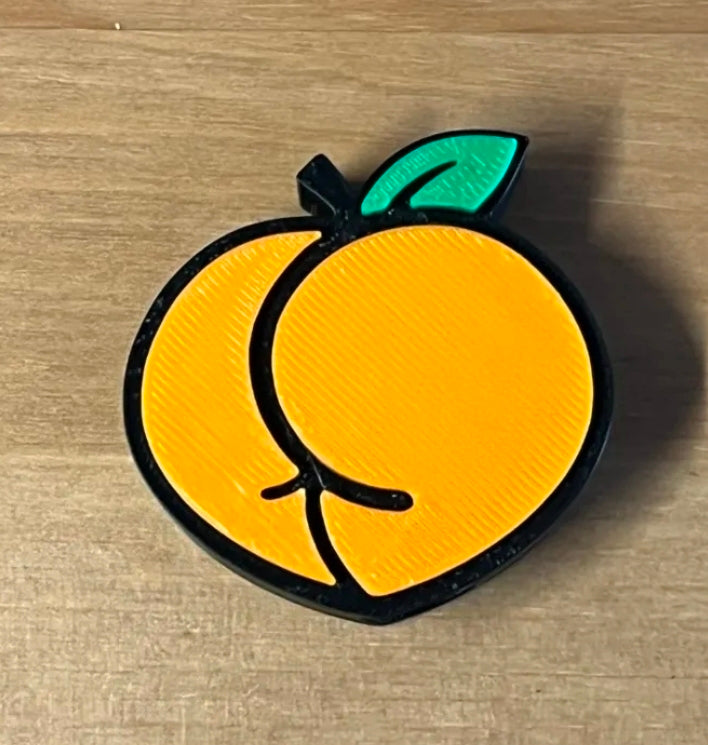 Peachy Straw Charm