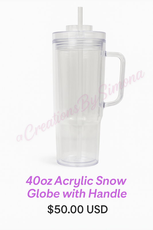 40oz Tumbler with handle