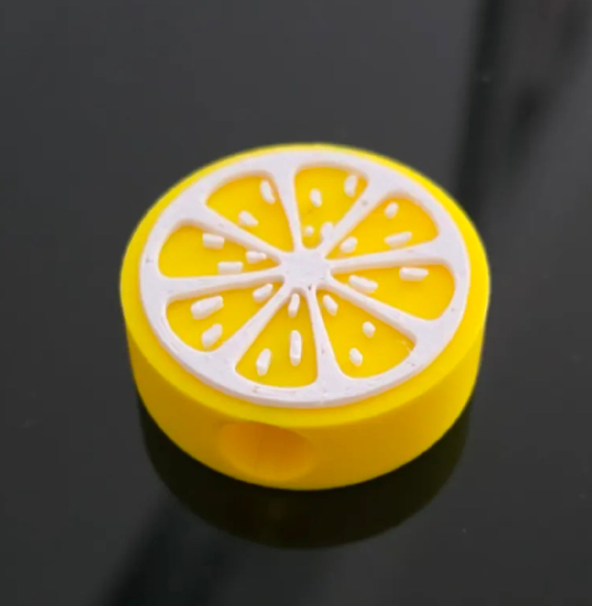 Straw Topper Lemon