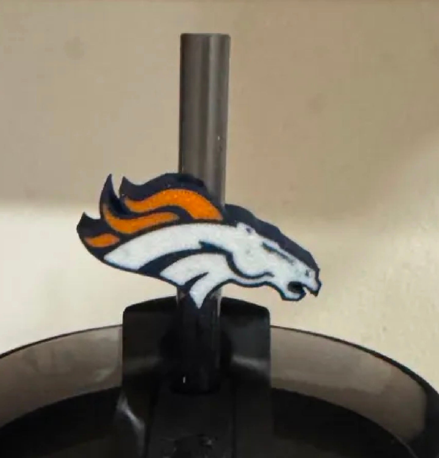 Broncos Straw Topper
