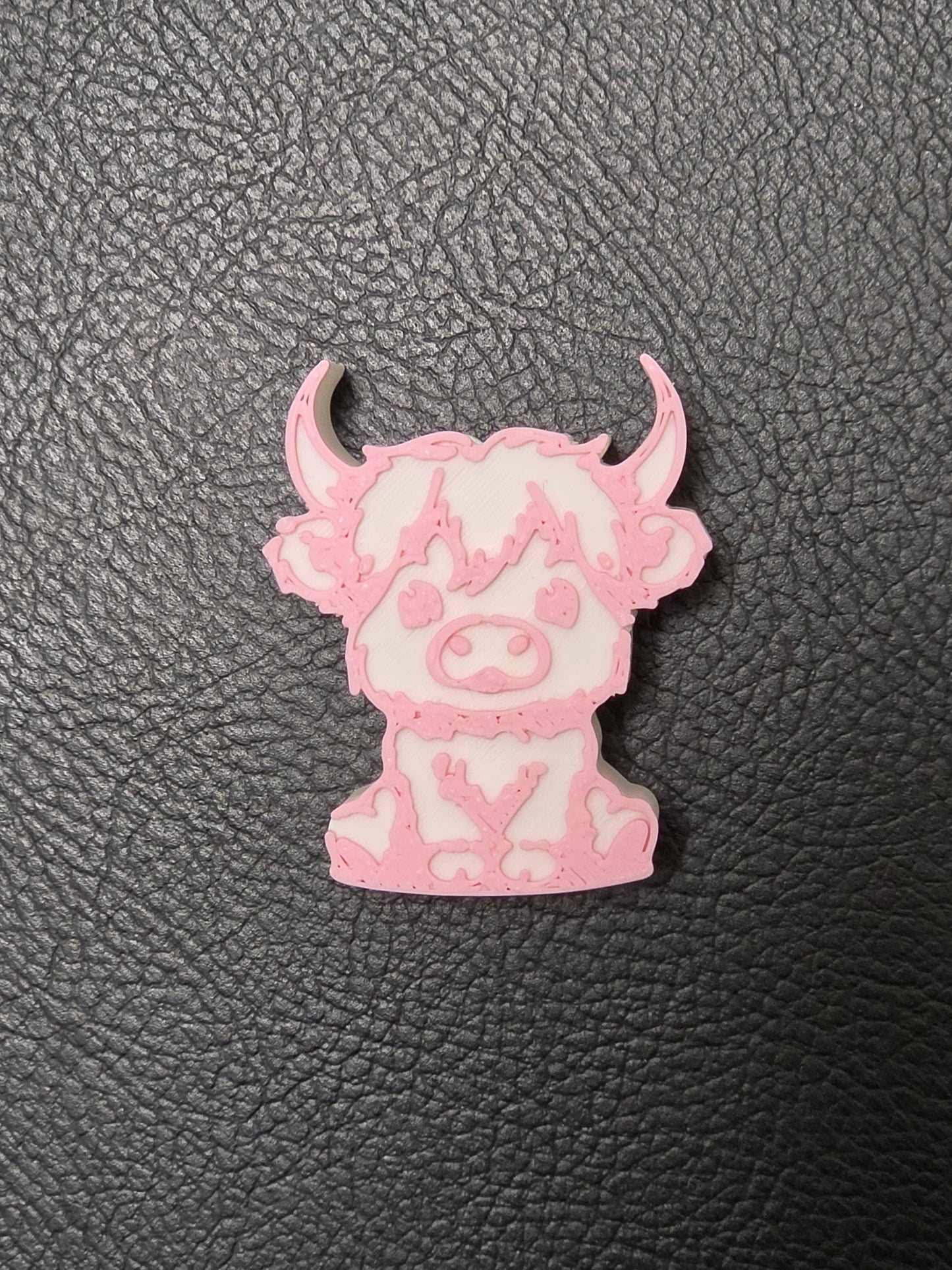 Straw charm Highland Cow
