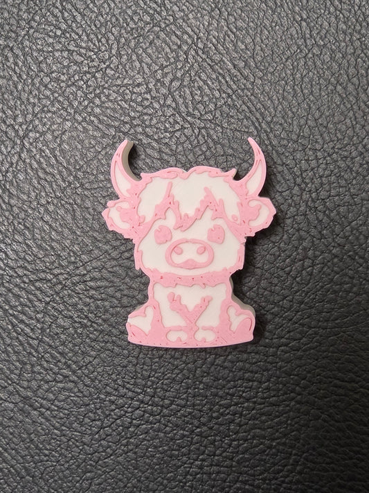 Straw charm Highland Cow