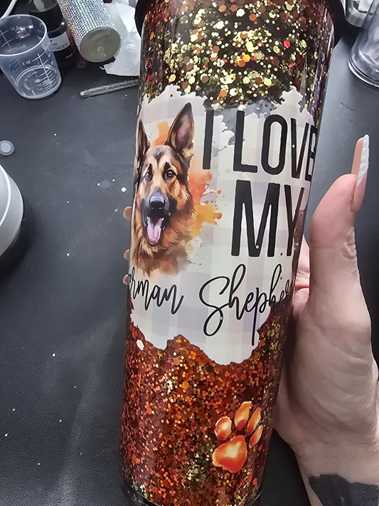 24 oz German Shepherd cup