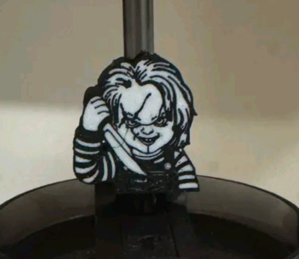 Chucky Straw Topper
