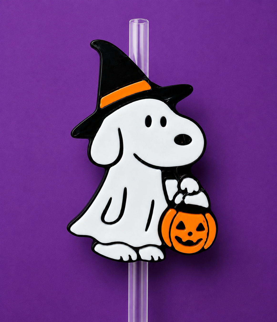 Spooky Snoop Straw Topper