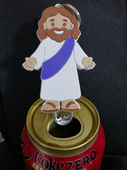 Jesus Can Opener Keychain Nail Savior (saver)
